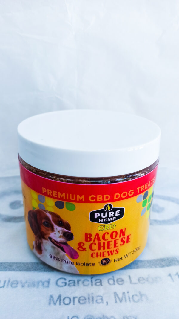 Premios Masticables Tocino Y Queso Nano CBD 300mg ISO