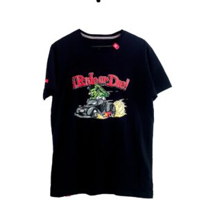 PLAYERA "RIDE OR DIE"  SANTA SUERTE